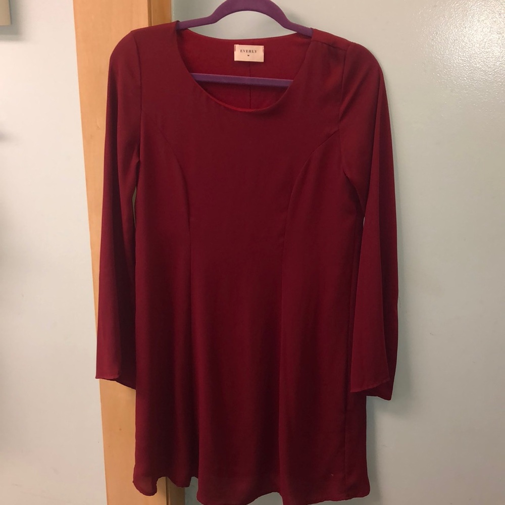 RED EVERLY DRESS